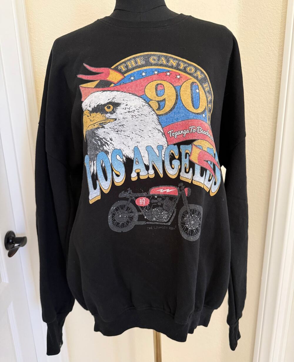 The Laundry Room Canyon Rally Oversized Crewneck Sweatshirt XS